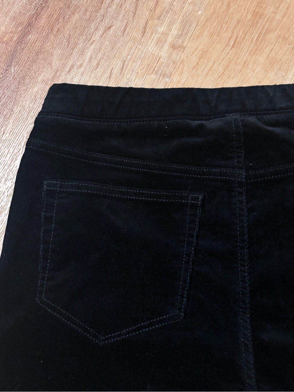 J. Jill black straight pull-on velvet like pants NWT SMALL - Picture 8 of 12